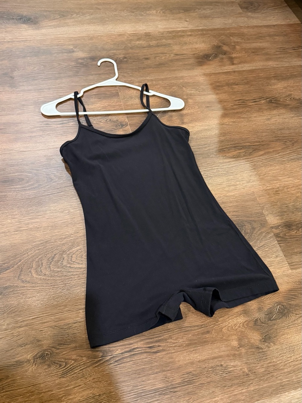 TnAction Aritzia Black Fitted Workout Romper Onesie Size M